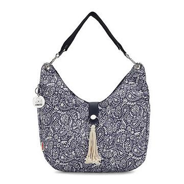 Kipling Aleksy Medium Woodstock Shoulder Bags Woodstock Jacquard | AU 1371TC